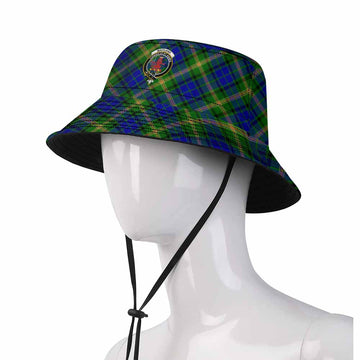 Maitland Tartan Fishing Hat with Family Crest