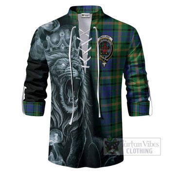 Maitland Tartan Ghillie Shirt Roaring Lion Heritage