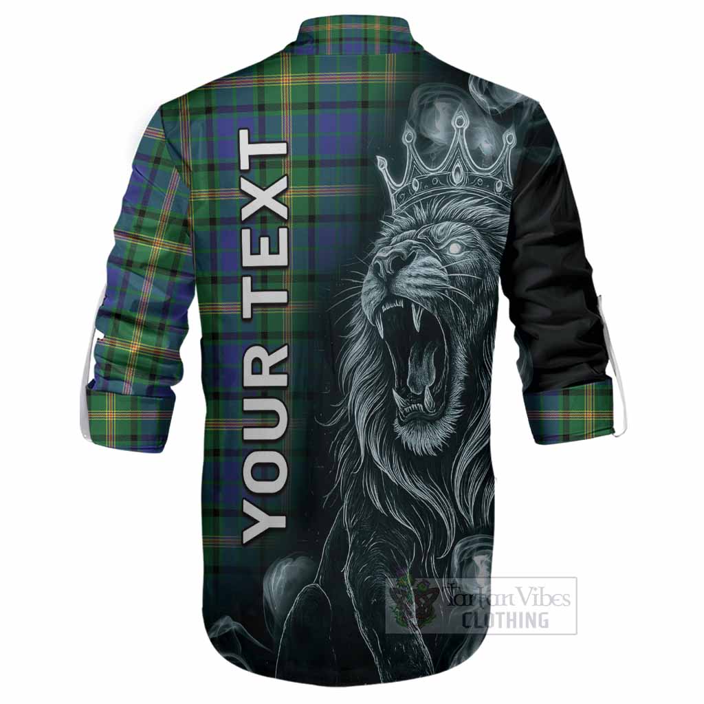 Maitland Tartan Ghillie Shirt Roaring Lion Heritage