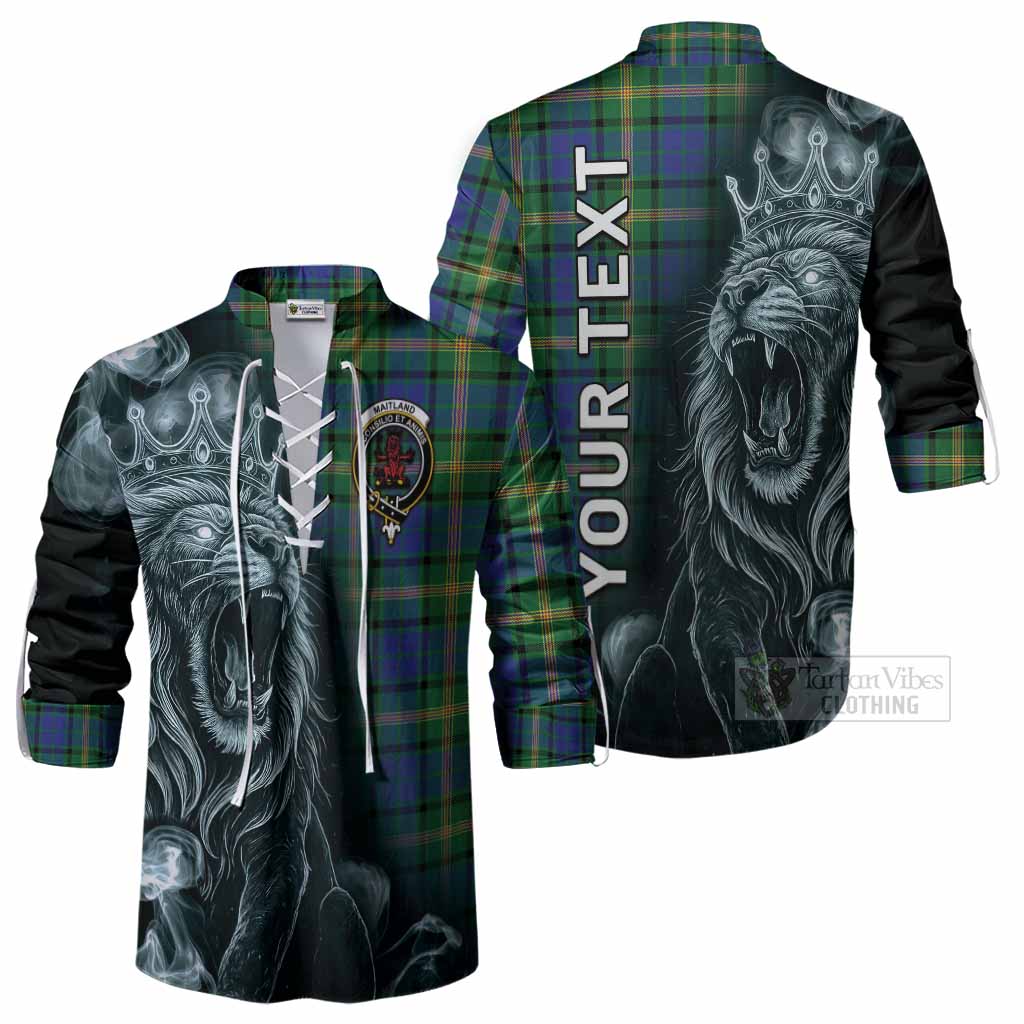 Maitland Tartan Ghillie Shirt Roaring Lion Heritage