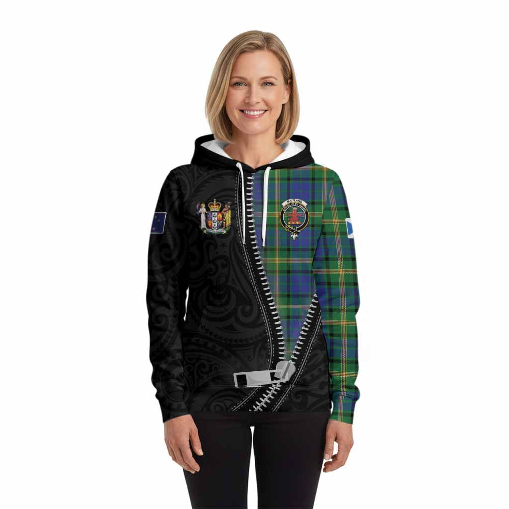 Maitland Tartan Hoodie New Zealand Pattern Unique Zipper Stylized