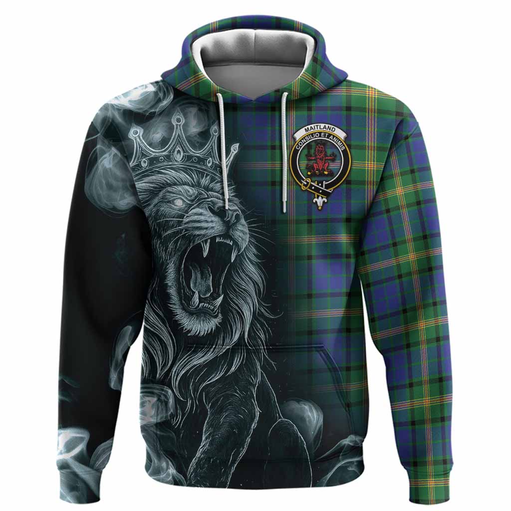 Maitland Tartan Hoodie Roaring Lion Heritage