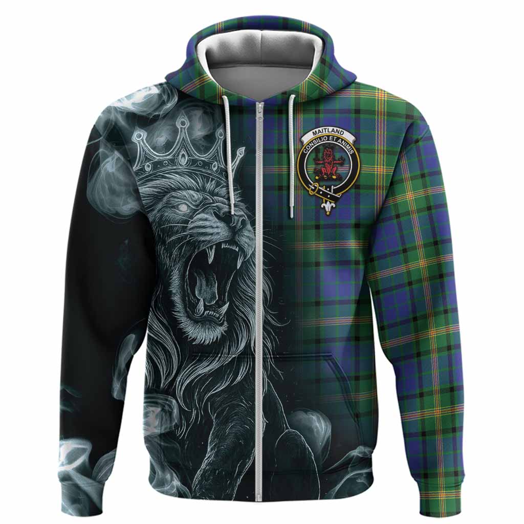 Maitland Tartan Hoodie Roaring Lion Heritage