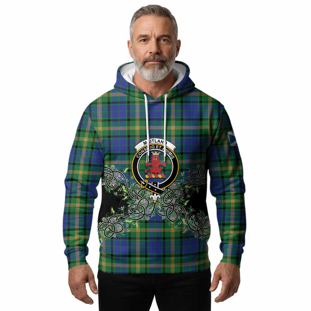 Maitland Tartan Hoodie Thistle Scottish Spirit