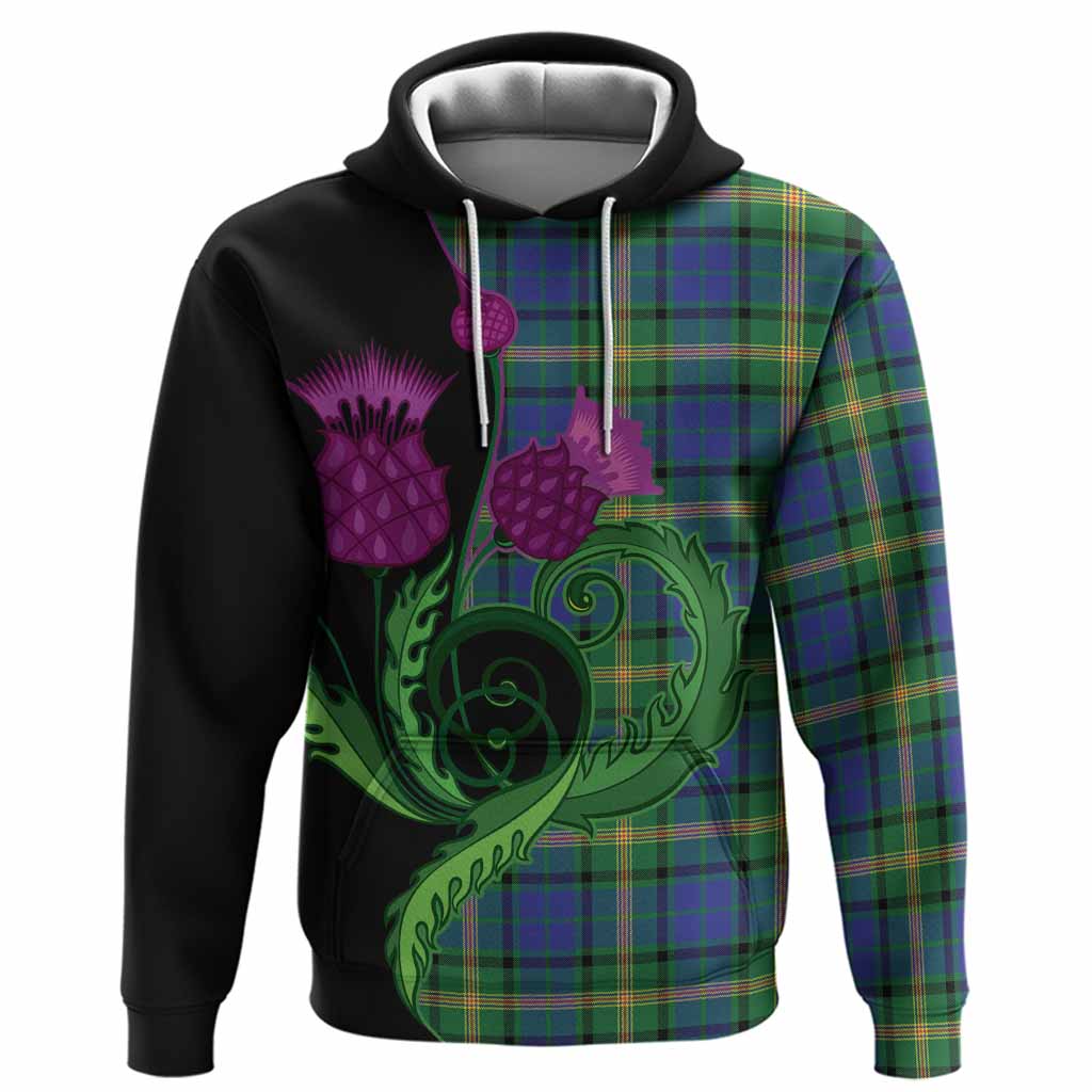 Maitland Tartan Hoodie Traditional Scottish Thistle
