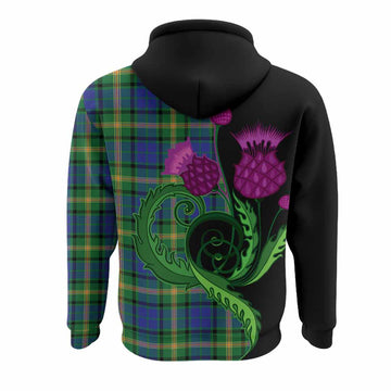 Maitland Tartan Hoodie Traditional Scottish Thistle