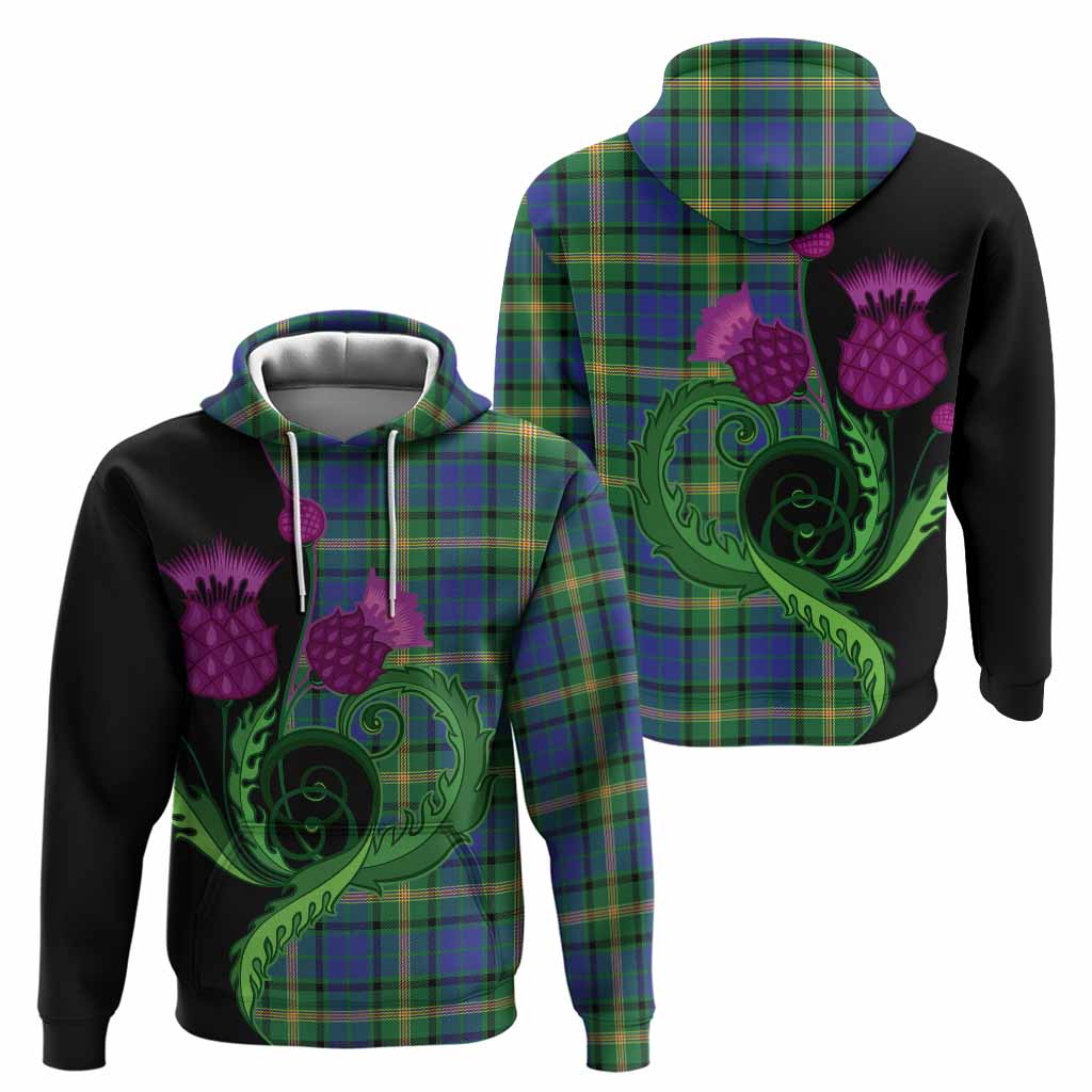 Maitland Tartan Hoodie Traditional Scottish Thistle