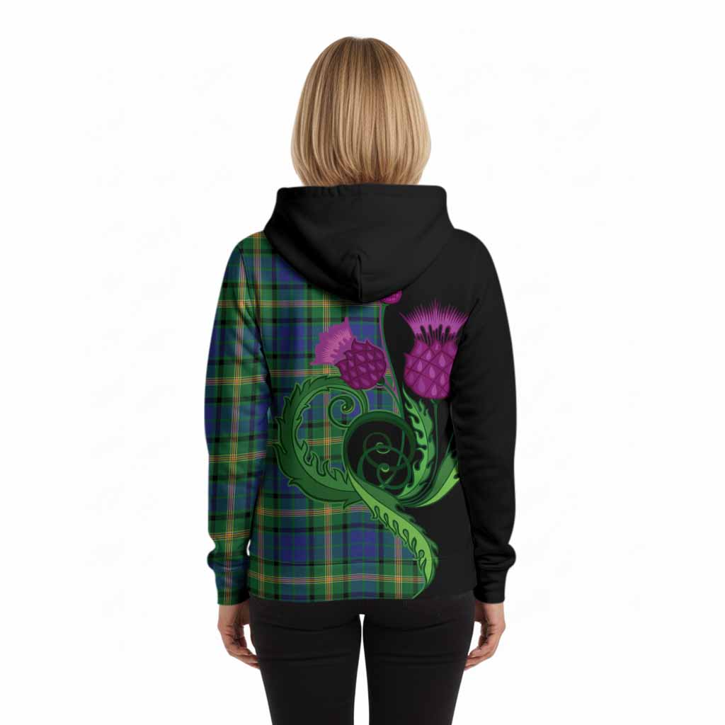Maitland Tartan Hoodie Traditional Scottish Thistle