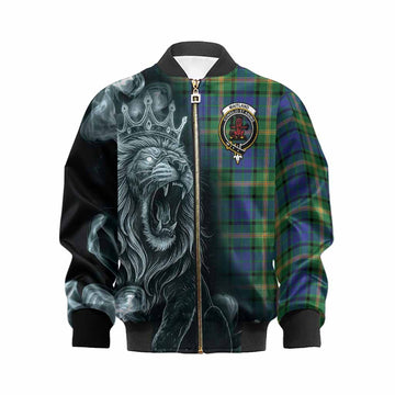 Maitland Tartan Kid Bomber Jacket Roaring Lion Heritage