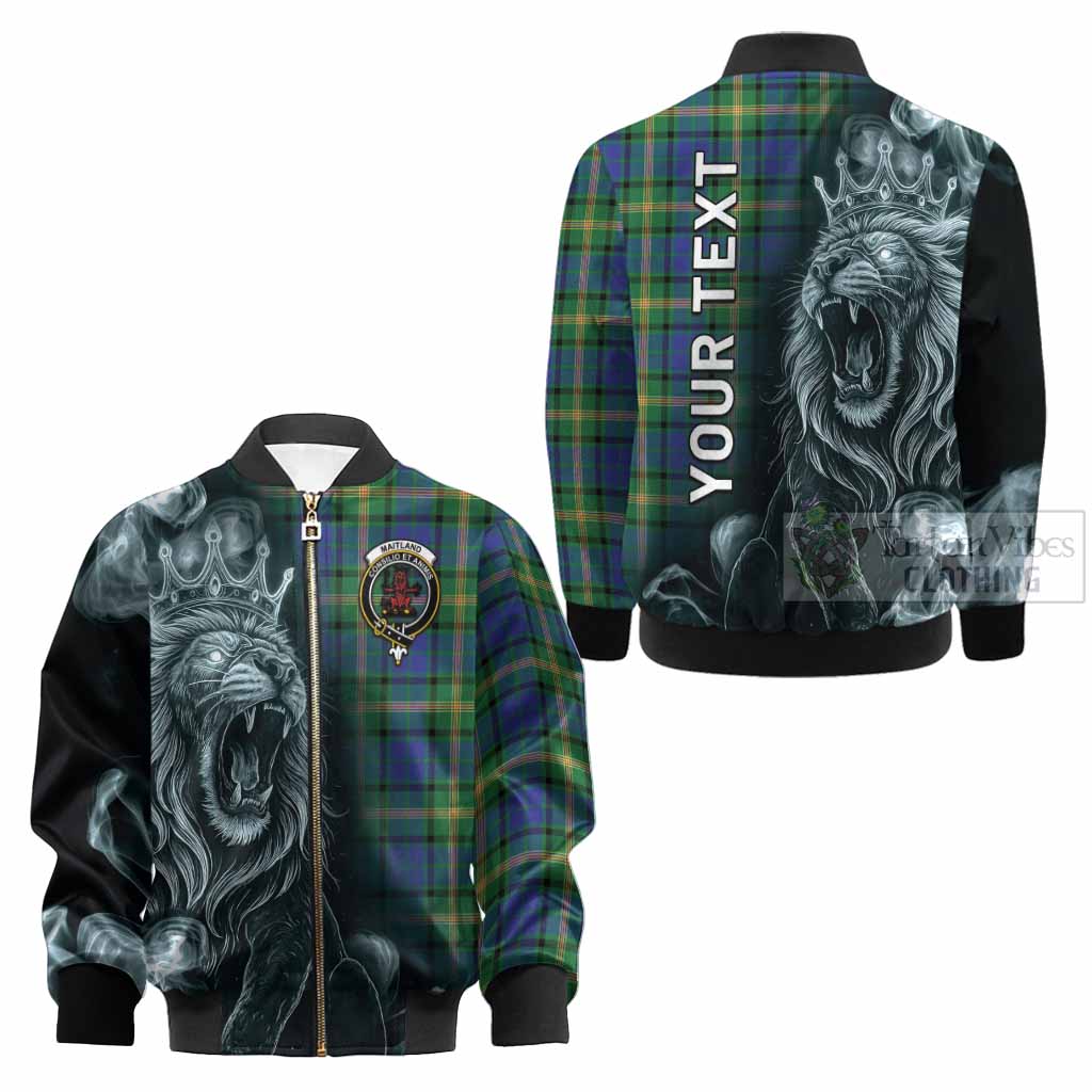 Maitland Tartan Kid Bomber Jacket Roaring Lion Heritage