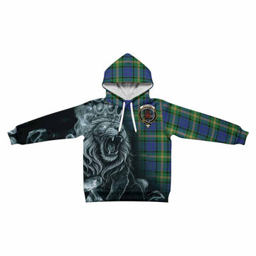 Maitland Tartan Kid Hoodie Roaring Lion Heritage