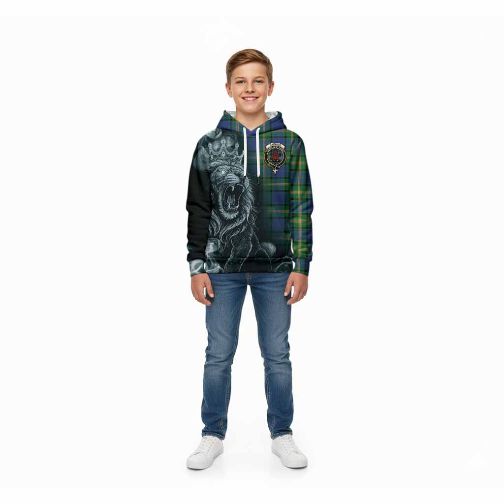 Maitland Tartan Kid Hoodie Roaring Lion Heritage