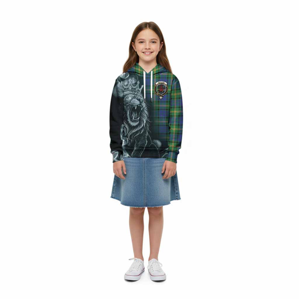 Maitland Tartan Kid Hoodie Roaring Lion Heritage