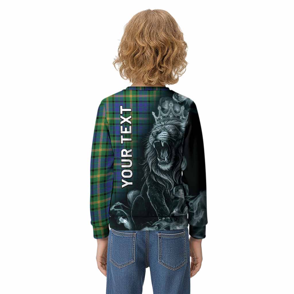 Maitland Tartan Kid Knitted Sweatshirt Roaring Lion Heritage