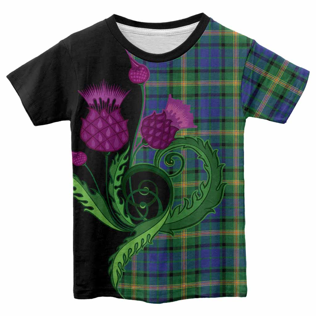 Maitland Tartan Kid T-shirt Traditional Scottish Thistle