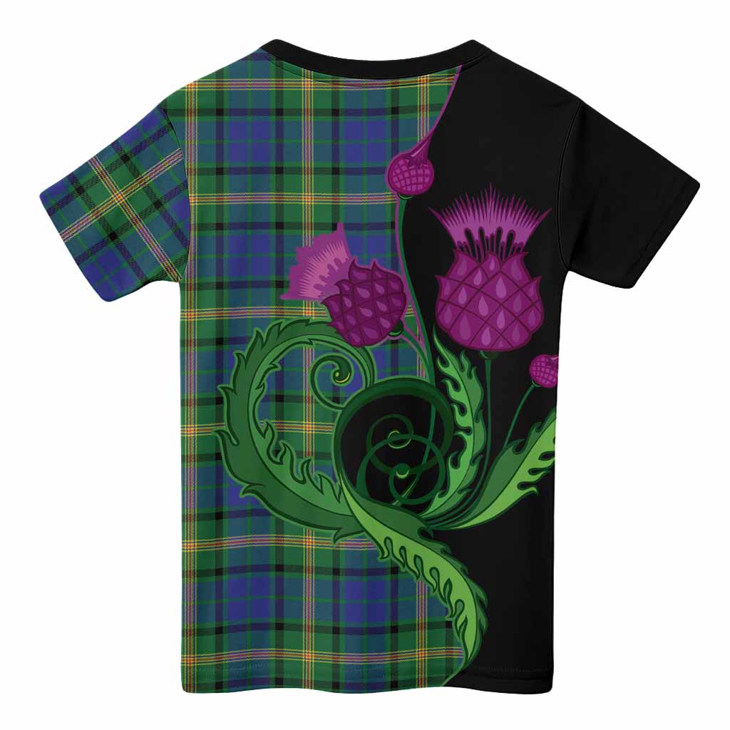 Maitland Tartan Kid T-shirt Traditional Scottish Thistle