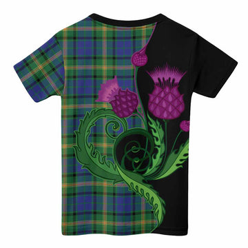 Maitland Tartan Kid T-shirt Traditional Scottish Thistle