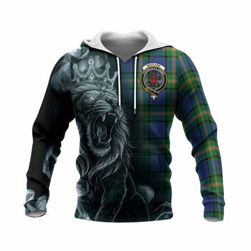 Maitland Tartan Knitted Hoodie Roaring Lion Heritage