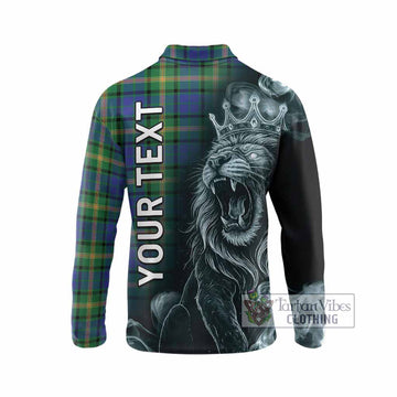 Maitland Tartan Long Sleeve Polo Shirt Roaring Lion Heritage