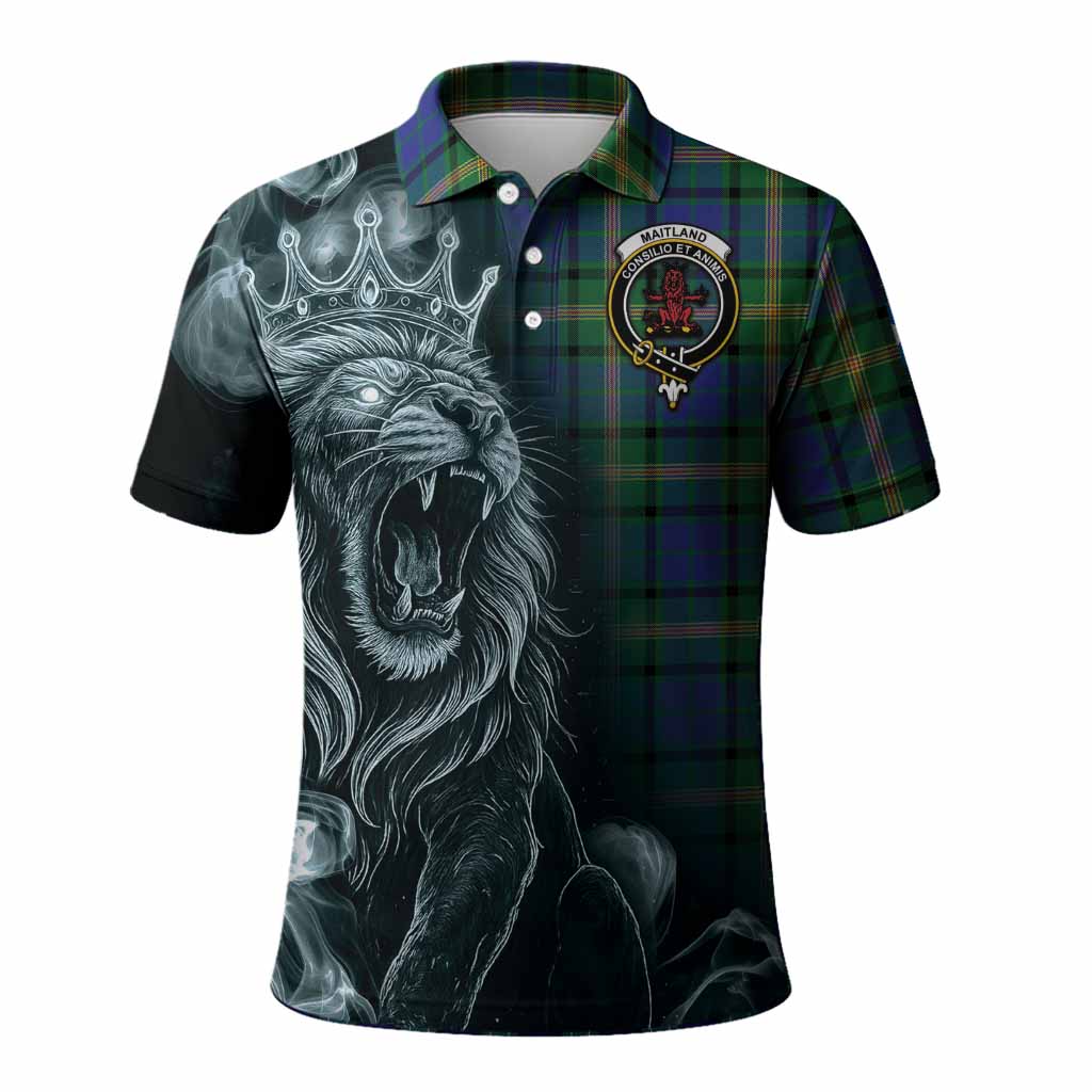 Maitland Tartan Polo Shirt Roaring Lion Heritage