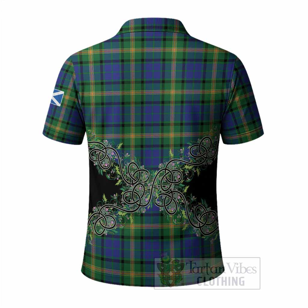 Maitland Tartan Polo Shirt Thistle Scottish Spirit