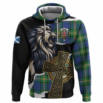 Maitland Tartan Scottish Hoodie Lion Celtic Heritage