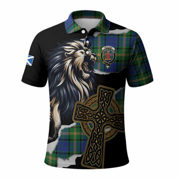 Maitland Tartan Scottish Polo Shirt Lion Celtic Heritage