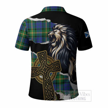 Maitland Tartan Scottish Polo Shirt Lion Celtic Heritage