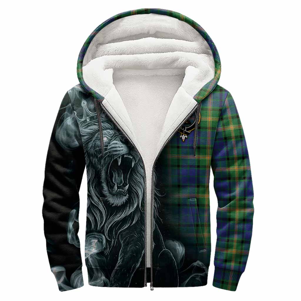 Maitland Tartan Sherpa Hoodie Roaring Lion Heritage