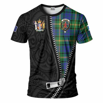 Maitland Tartan T-Shirt New Zealand Pattern Unique Zipper Stylized