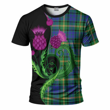 Maitland Tartan T-Shirt Traditional Scottish Thistle