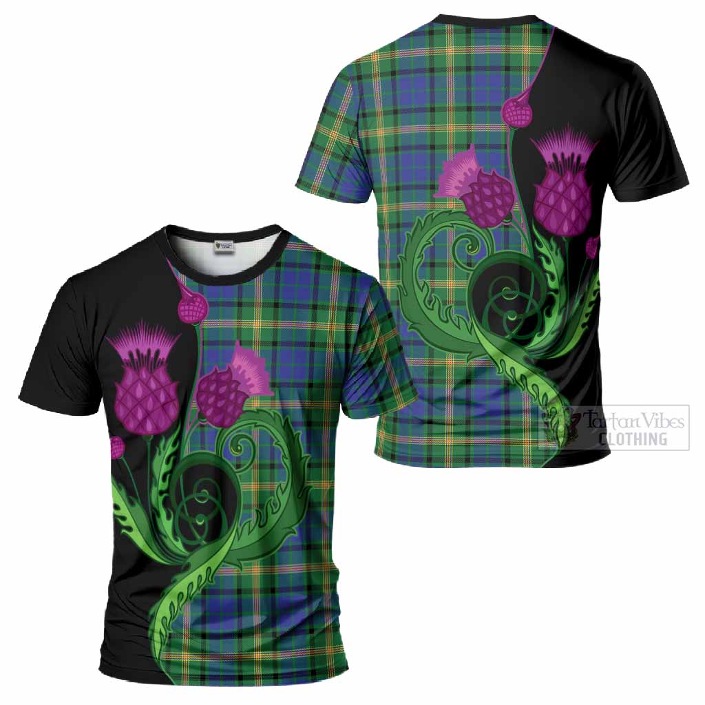 Maitland Tartan T-Shirt Traditional Scottish Thistle