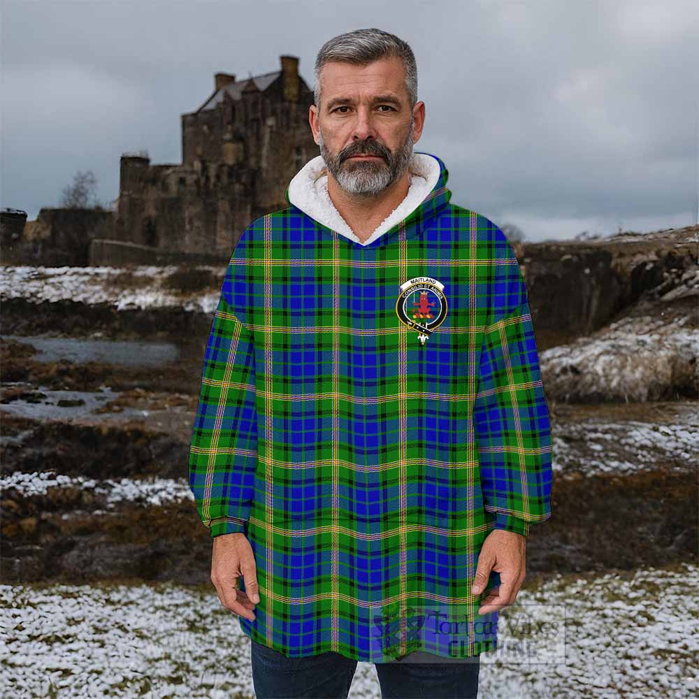 Maitland Tartan Wearable Blanket with Family Crest - Tartan Vibes Clothing
