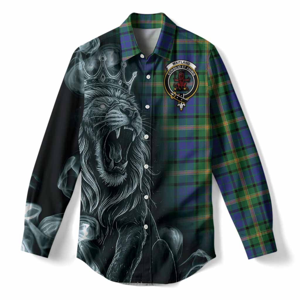 Maitland Tartan Women Casual Shirt Roaring Lion Heritage