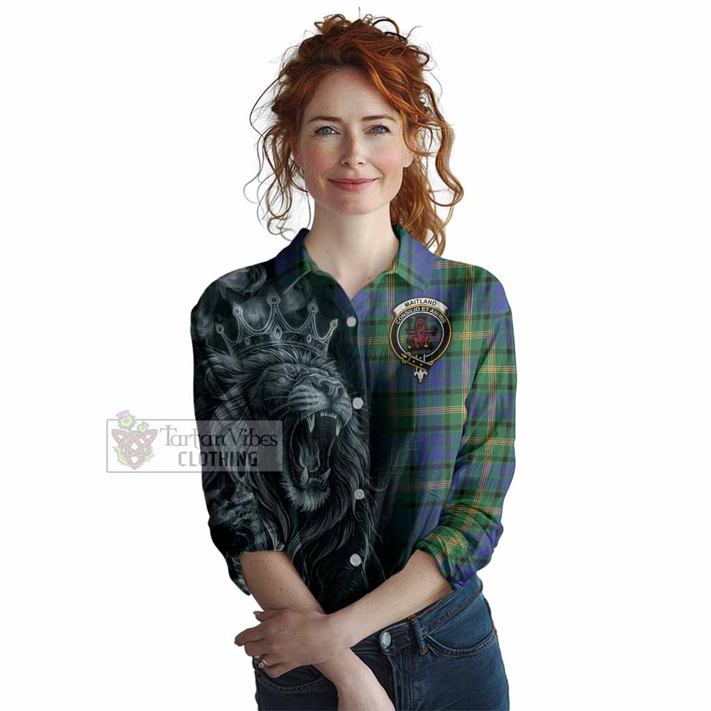 Maitland Tartan Women Casual Shirt Roaring Lion Heritage