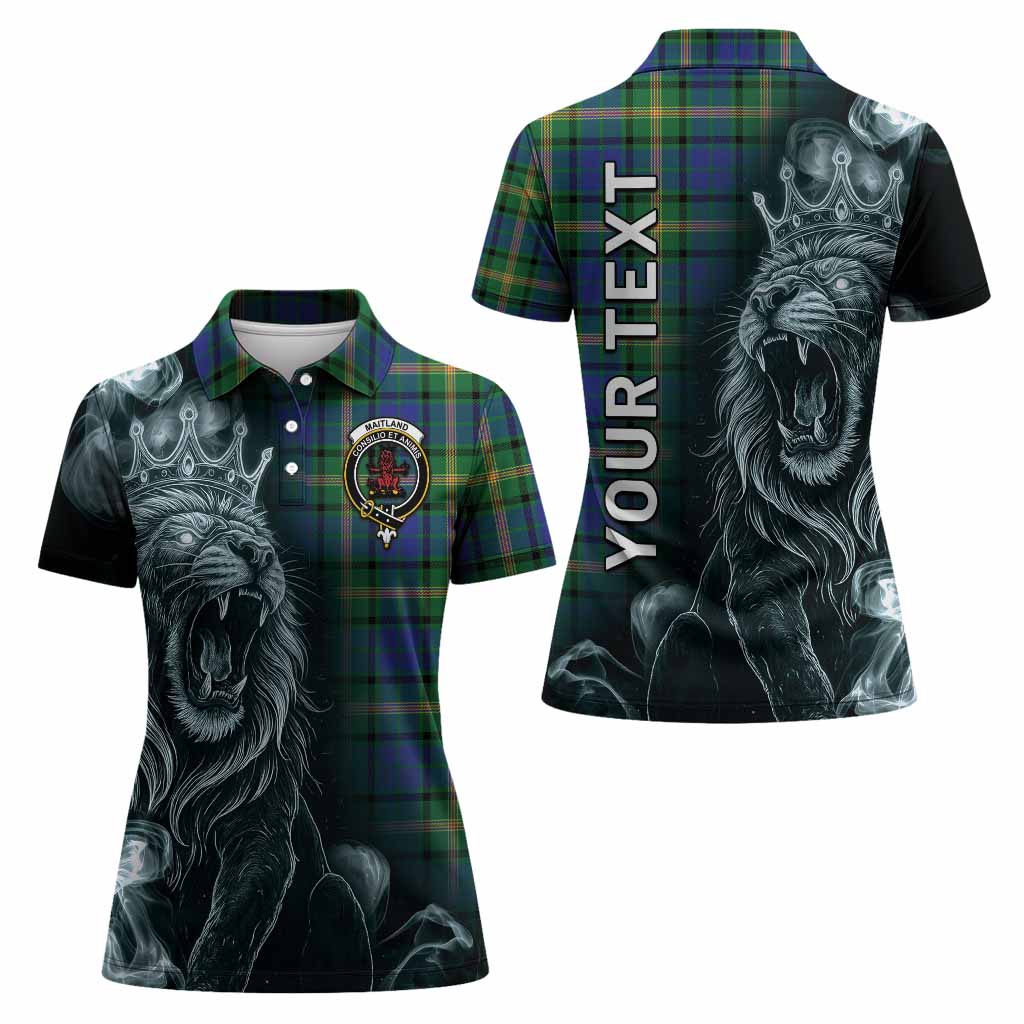 Maitland Tartan Women Polo Shirt Roaring Lion Heritage