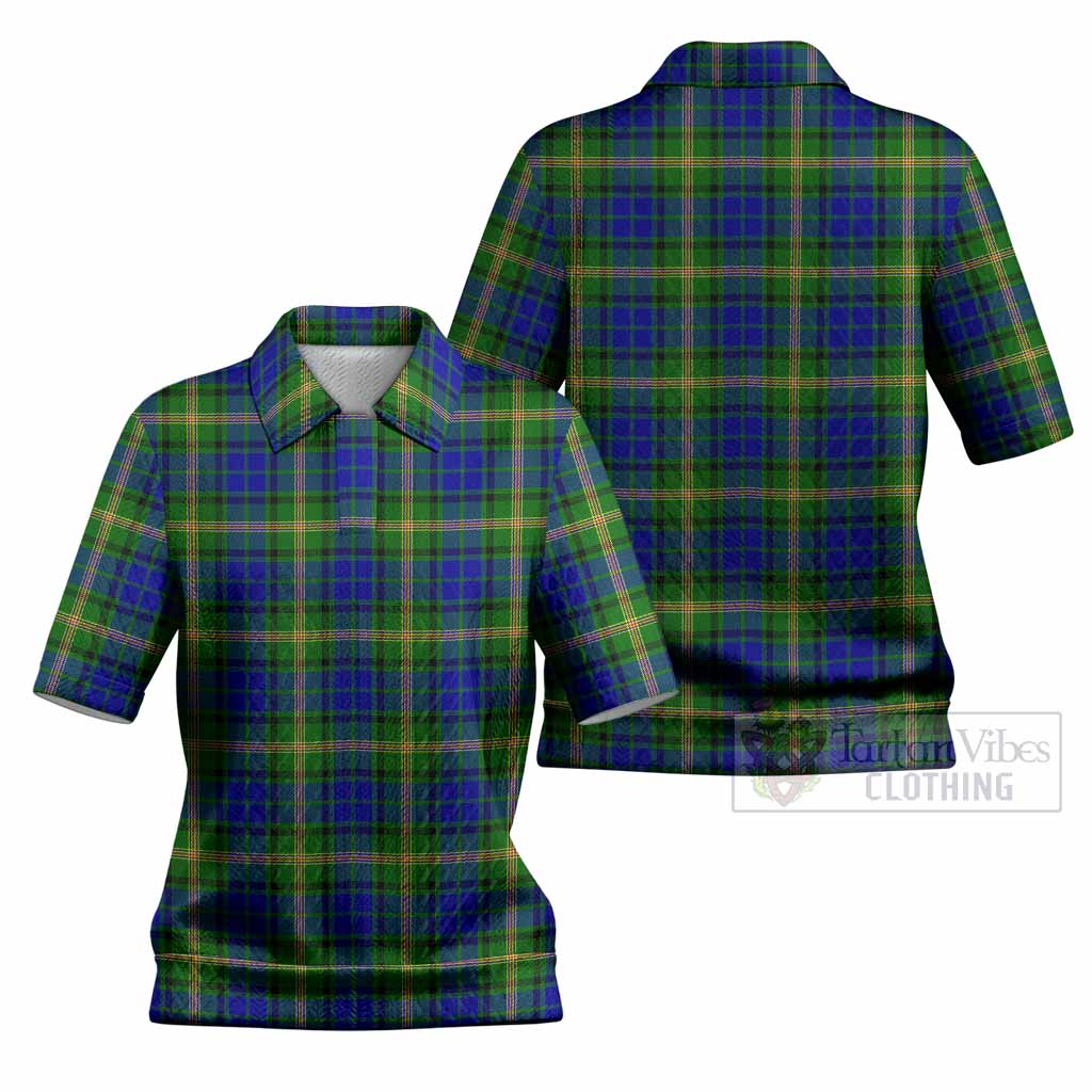 Maitland Tartan Women’s Polo Sweater Top