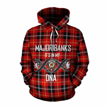 Majoribanks Tartan Cotton Hoodie with Family Crest DNA In Me Style Pullover Hoodie XS - Tartan Vibes Clothing