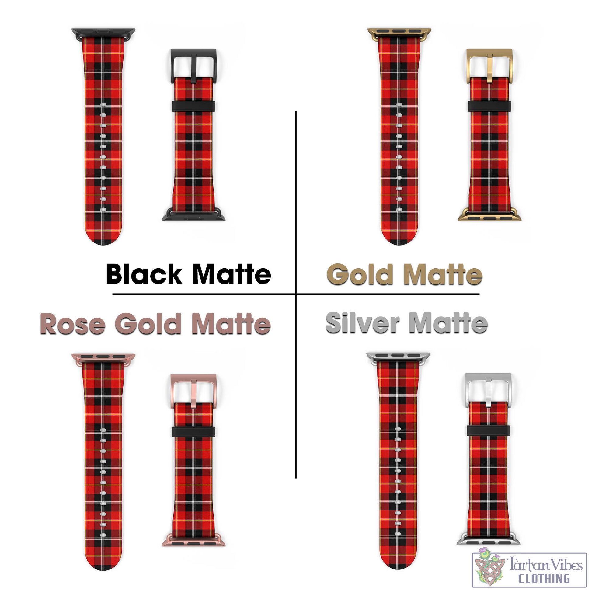Majoribanks Tartan Watch Band 42 - 45 mm - Tartan Vibes Clothing