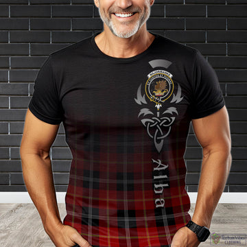 Majoribanks Tartan T-Shirt Featuring Alba Gu Brath Family Crest Celtic Inspired