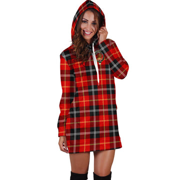 Majoribanks Tartan Hoodie Dress with Family Crest - Tartan Vibes Clothing