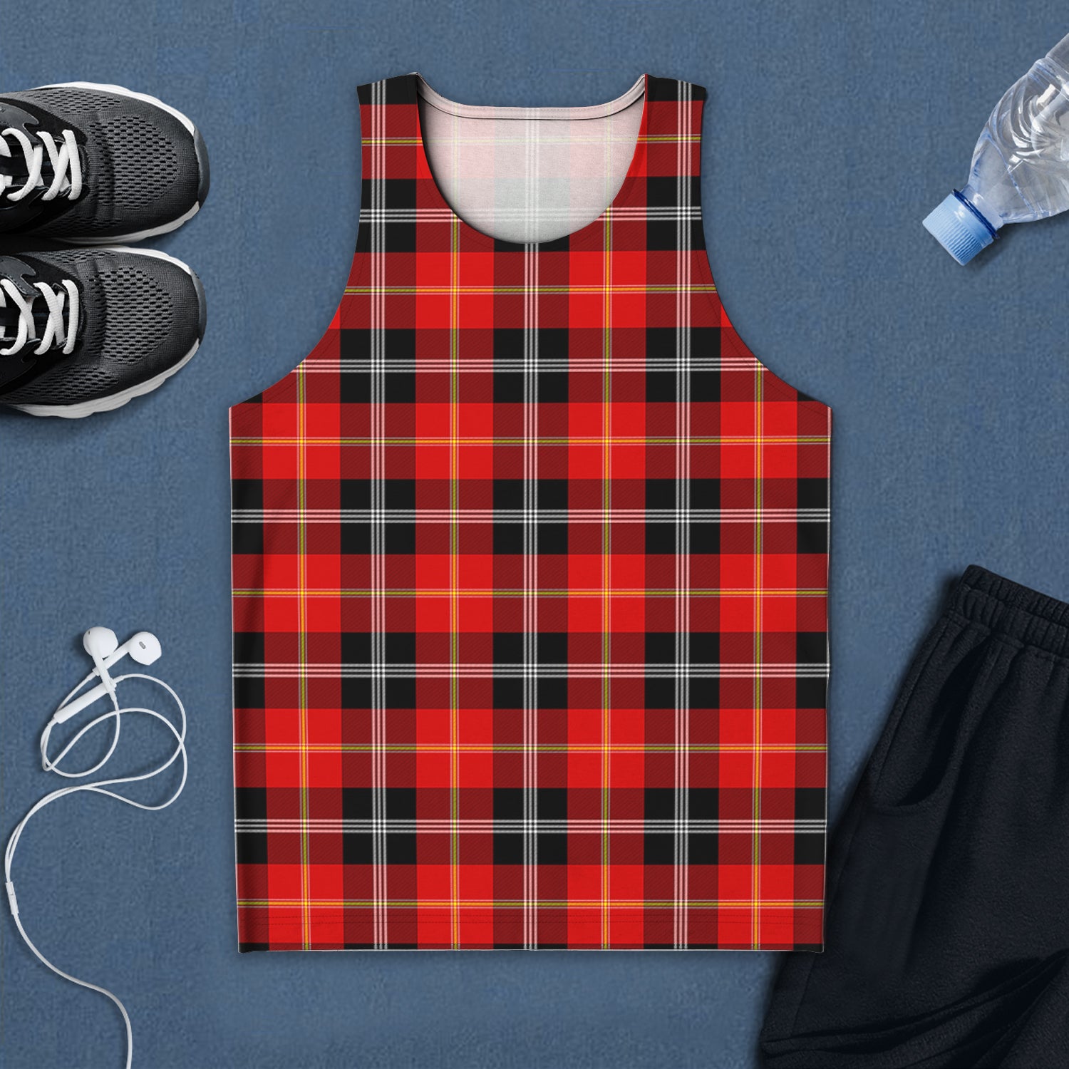 Majoribanks Tartan Mens Tank Top 5XL - Tartan Vibes Clothing