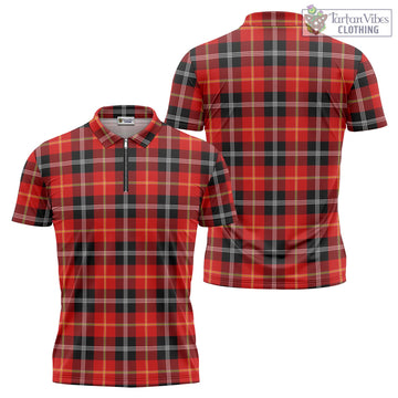 Majoribanks Tartan Zipper Polo Shirt Unisex - Tartan Vibes Clothing