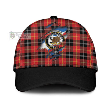 Majoribanks Tartan Classic Cap with Family Crest In Me Style