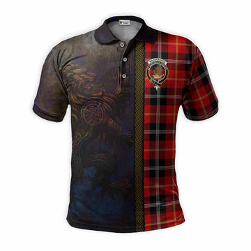 Majoribanks Tartan Family Crest Polo Shirt Alba Gu Brath Be Brave Lion Ancient Style Kid - Tartan Vibes Clothing
