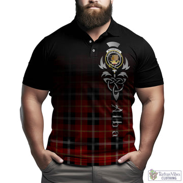 Majoribanks Tartan Polo Shirt Featuring Alba Gu Brath Family Crest Celtic Inspired Kid - Tartan Vibes Clothing