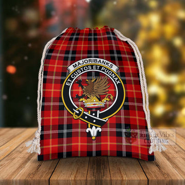 Majoribanks Tartan Christmas Santa's Bag with Family Crest - Tartan Vibes Clothing