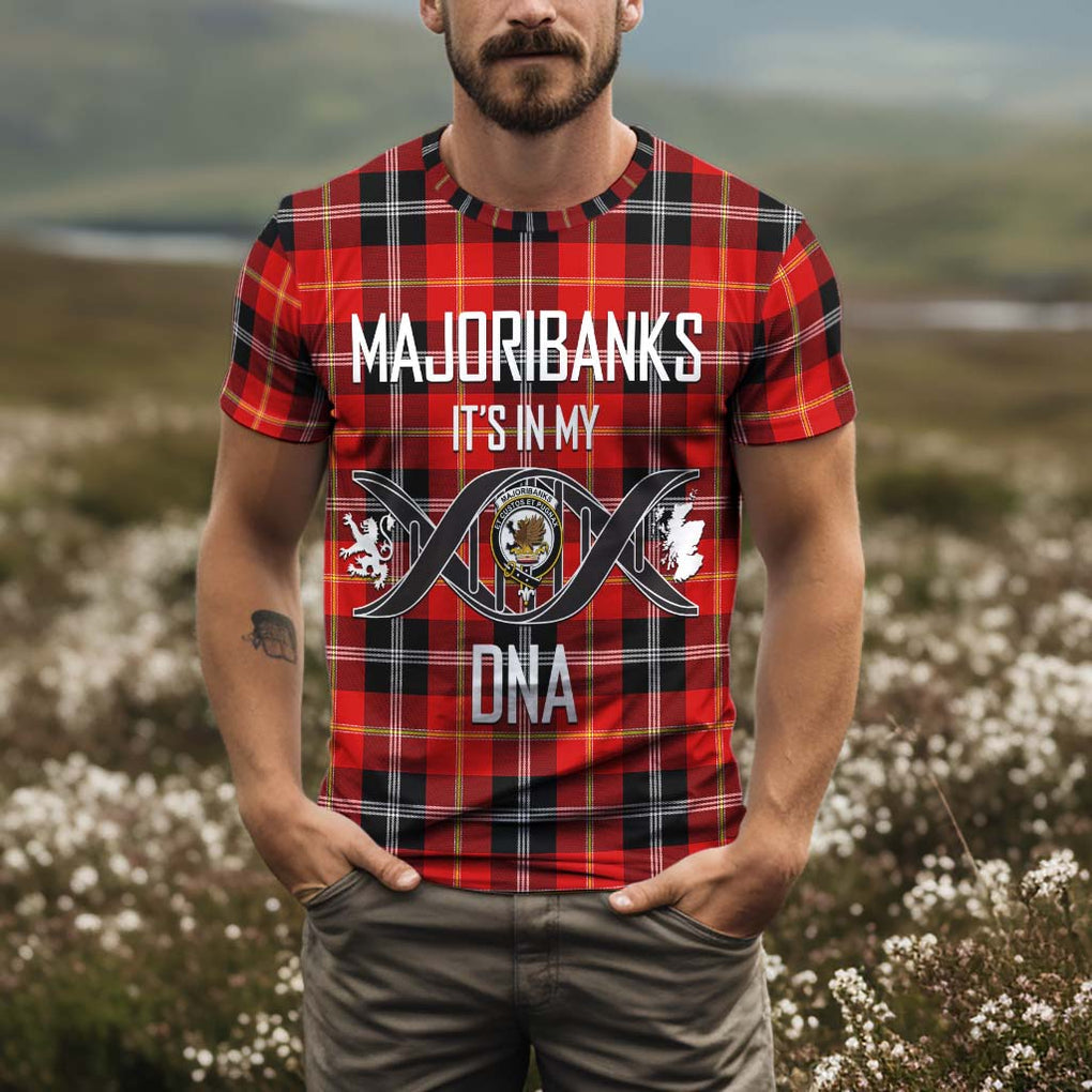 Majoribanks Tartan T-Shirt with Family Crest DNA In Me Style Kid's Shirt - Tartan Vibes Clothing