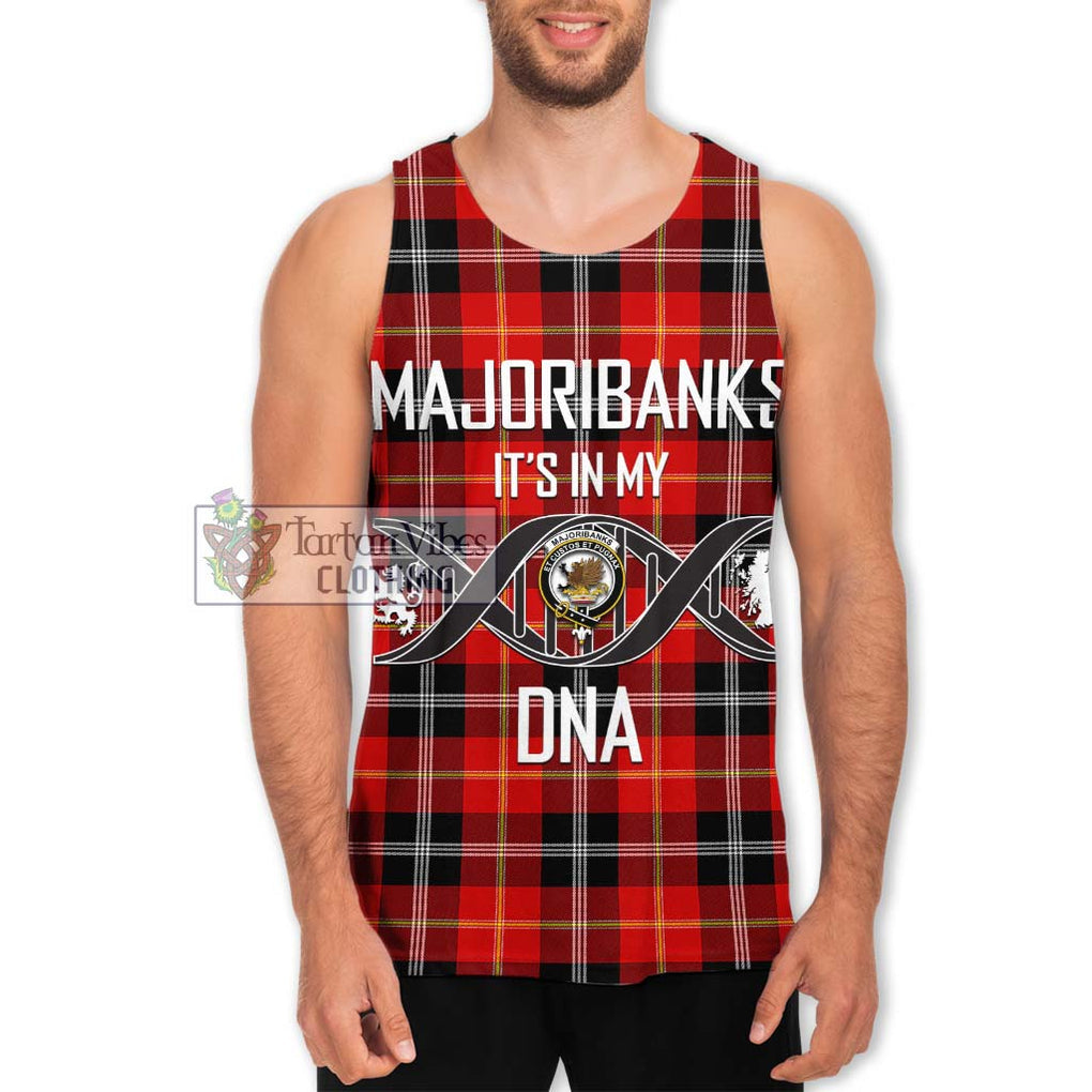 Majoribanks Tartan Men's Tank Top with Family Crest DNA In Me Style Men - Tartan Vibes Clothing