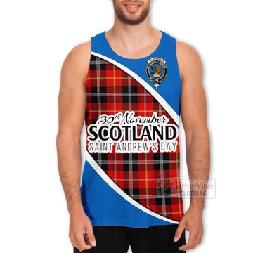Majoribanks Family Crest Tartan Men's Tank Top Celebrate Saint Andrew's Day in Style Men - Tartan Vibes Clothing